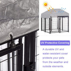8 Panel Pet Playpen Indoor Outdoor Dog Playpen,Portable Folding Puppy Playpen for Small/Medium/LarDogs,Garden House Dog Fence Metal Exercise Pen,24",30",36",42",48" (Adjustable Shape/Heavy Duty)