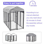 8 Panel Pet Playpen Indoor Outdoor Dog Playpen,Portable Folding Puppy Playpen for Small/Medium/LarDogs,Garden House Dog Fence Metal Exercise Pen,24",30",36",42",48" (Adjustable Shape/Heavy Duty)