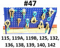 SET#47 AUTO BODY FRAME MACHINE TOOLS HEAVY 10 PIECE  CLAMPS MEGA