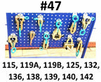 SET#47 AUTO BODY FRAME MACHINE TOOLS HEAVY 10 PIECE  CLAMPS MEGA
