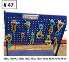 SET#47 AUTO BODY FRAME MACHINE TOOLS HEAVY 10 PIECE  CLAMPS MEGA