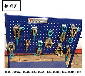 SET#47 AUTO BODY FRAME MACHINE TOOLS HEAVY 10 PIECE  CLAMPS MEGA