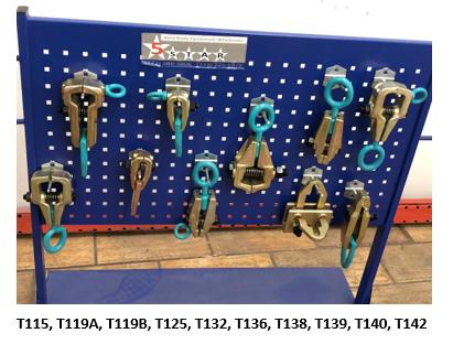 SET#47 AUTO BODY FRAME MACHINE TOOLS HEAVY 10 PIECE  CLAMPS MEGA
