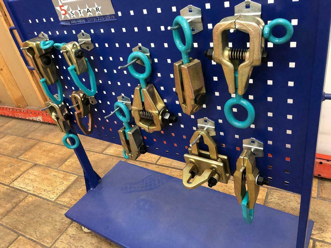 SET#47 AUTO BODY FRAME MACHINE TOOLS HEAVY 10 PIECE  CLAMPS MEGA