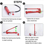 20 Ton Car Hydraulic Power Jack Frame Body Repair Kit Van Auto Shop Tool US FAST