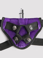 Tantus Beginner's Unisex Vibrating Strap-On Harness Kit (6 Piece), Purple | Purple