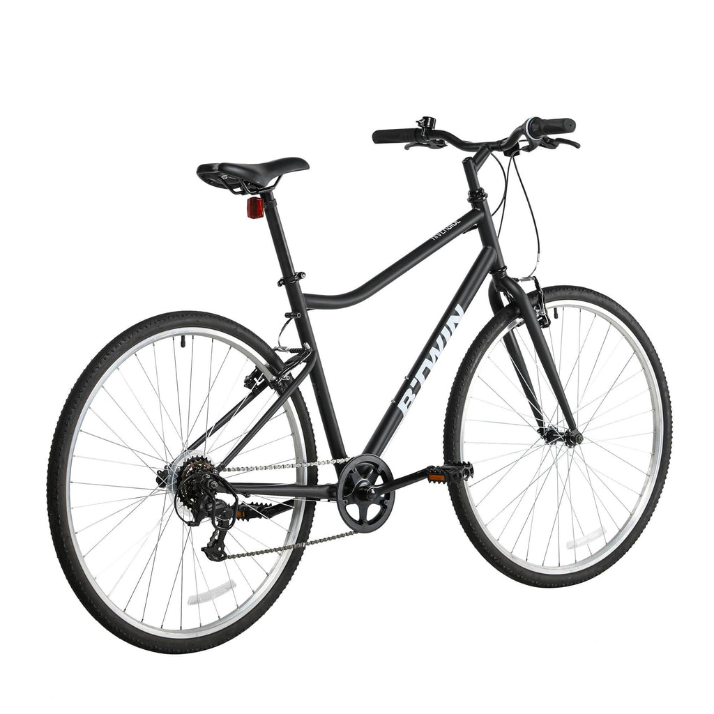 Decathlon  Hybrid Bike 100, 700c, Black, Large