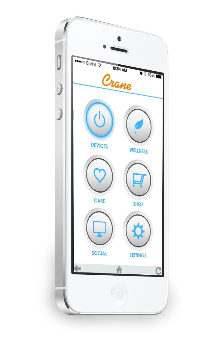 Crane smartTOWER HEATER - White