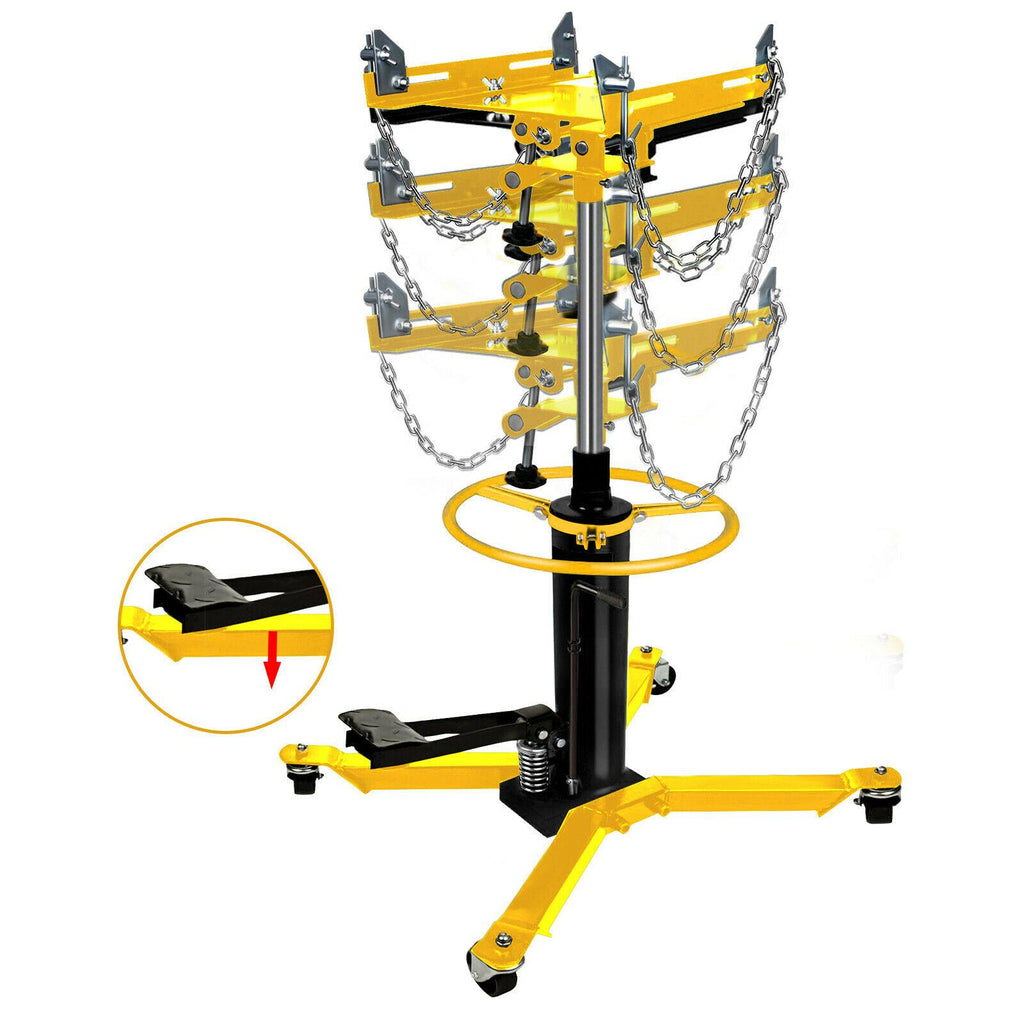 Transmission Jack 2 StaHydraulic W/ 360閹 For Car Lift 0.75 Ton 34" - 70"Lift