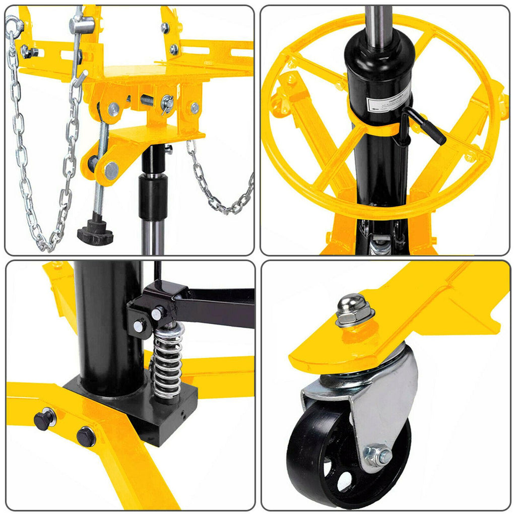 Transmission Jack 2 StaHydraulic W/ 360閹 For Car Lift 0.75 Ton 34" - 70"Lift
