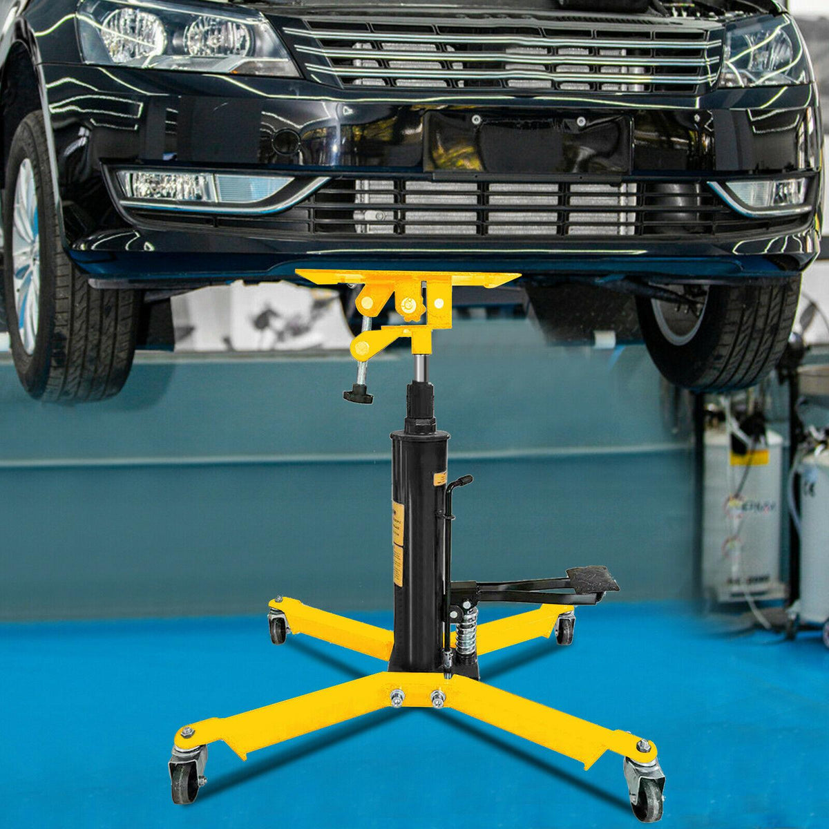 Transmission Jack 2 StaHydraulic W/ 360閹 For Car Lift 0.75 Ton 34" - 70"Lift