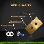 36Pcs Replacement Blades Compatible for  Luba &amp; Yuka All Series, Robust ium Replacement Robotic Lawnmower Blades, with Plastic Washers