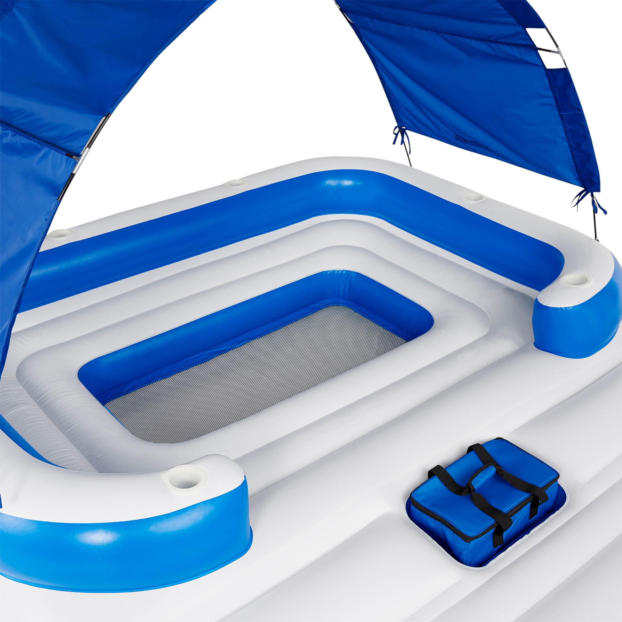 120 V Quick Fill Cordless Inflatable Air Pump &amp;  Floating Island