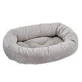 Bowsers Donut Bed, Medium, Silver Treats