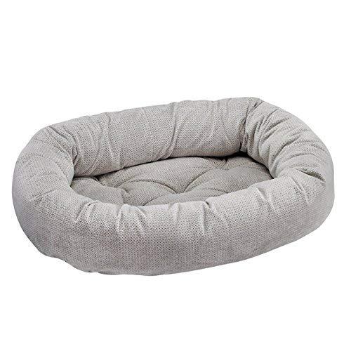 Bowsers Donut Bed, Medium, Silver Treats