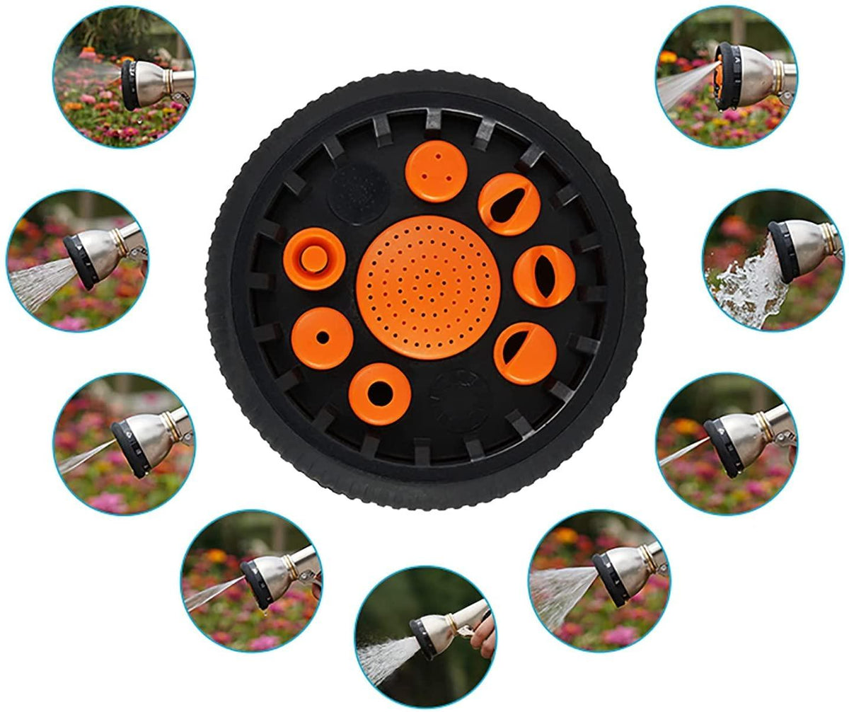 Garden Hoses Expandable Garden Hose - Flexible Water Hose Solid Brass Connector with 9 Function Nozzle and Storage Bag, Expanding Hose for Watering Flowers, Lawn, Cleaning (Size : 10m)