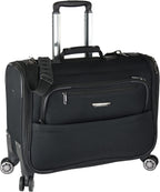 Carry-On Softside 8-Wheeled Spinner Garment Bag Luggage, Black, 21-Inch