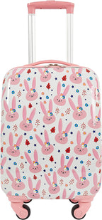 Kids' 5 Piece Luggage Travel Set, Bunny