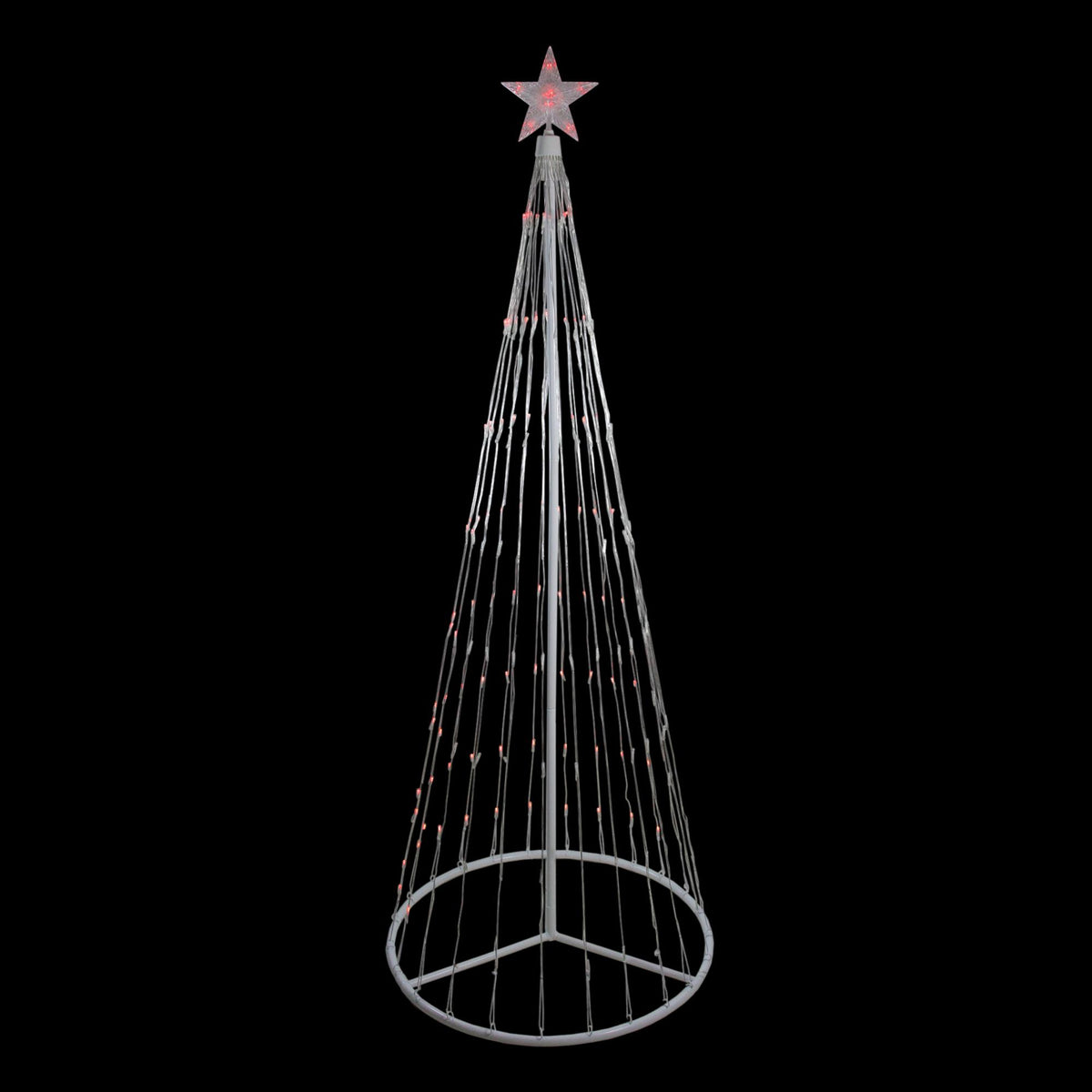 6' Red LED Lighted Show Cone Christmas Tree Outdoor Decoration