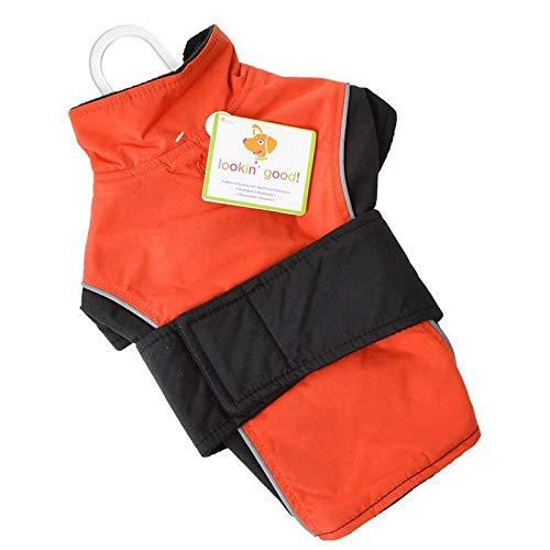 Lookin' Good Waterproof Reflective Dog Coat - Oran(12 Pack)