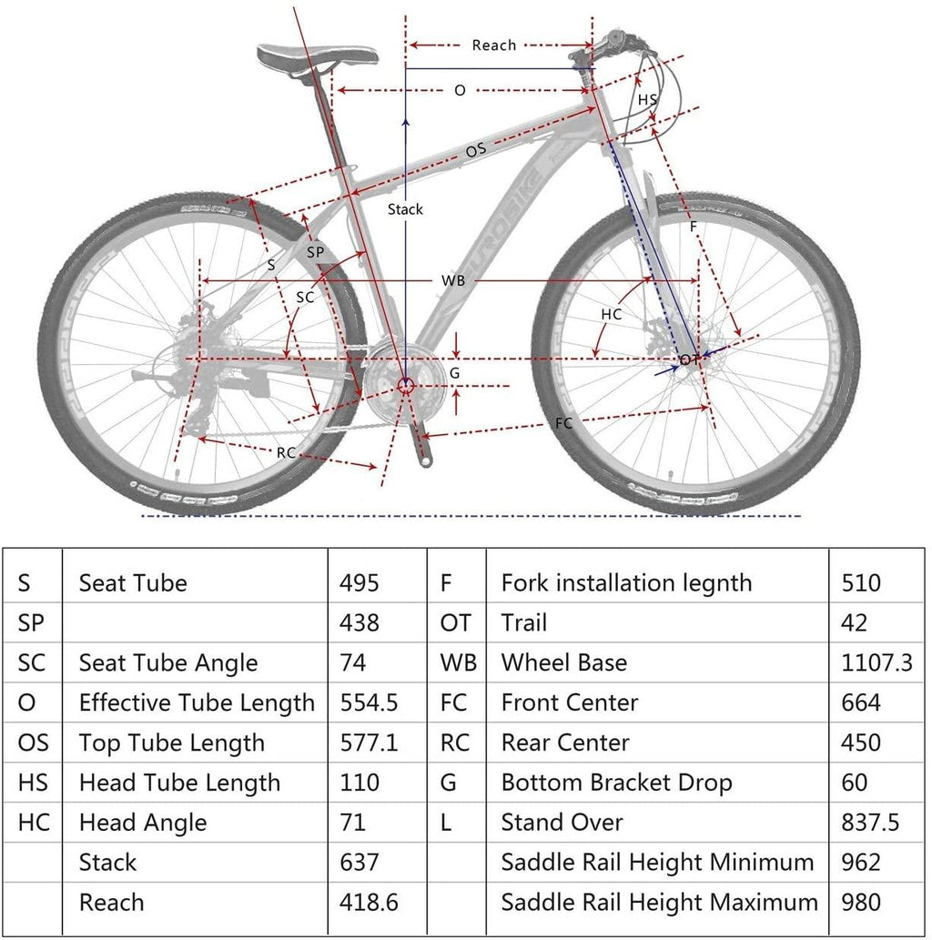 29” /27.5" Mountain Bike Lightweight Aluminum Frame Front Suspension Daul Disc Brakes 21 Speed Mens Bicycle 29er
