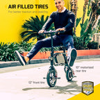 Swagtron Swag cycle Pro Pedal-Electric Scooter Rider
