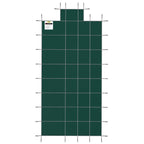 swimming pool safety cover 18x36ft safety pool cover w/4x8ft center end steps