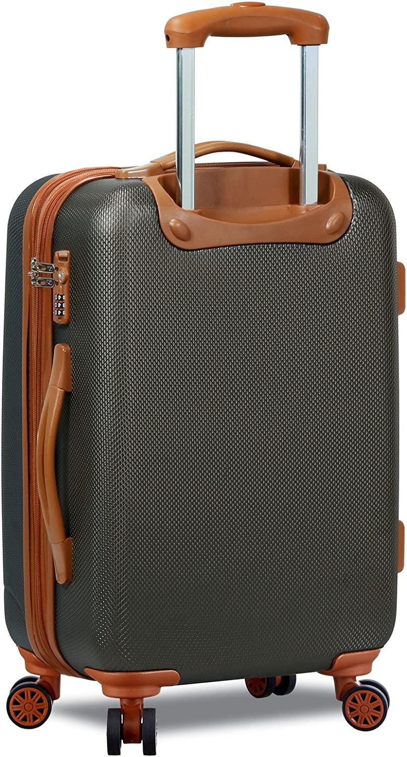 Legion Generation 3-pc Hardside Spinner TSA Combination Lock Luggage Set, Charcoal, 3-Piece