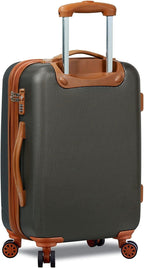 Legion Generation 3-pc Hardside Spinner TSA Combination Lock Luggage Set, Charcoal, 3-Piece