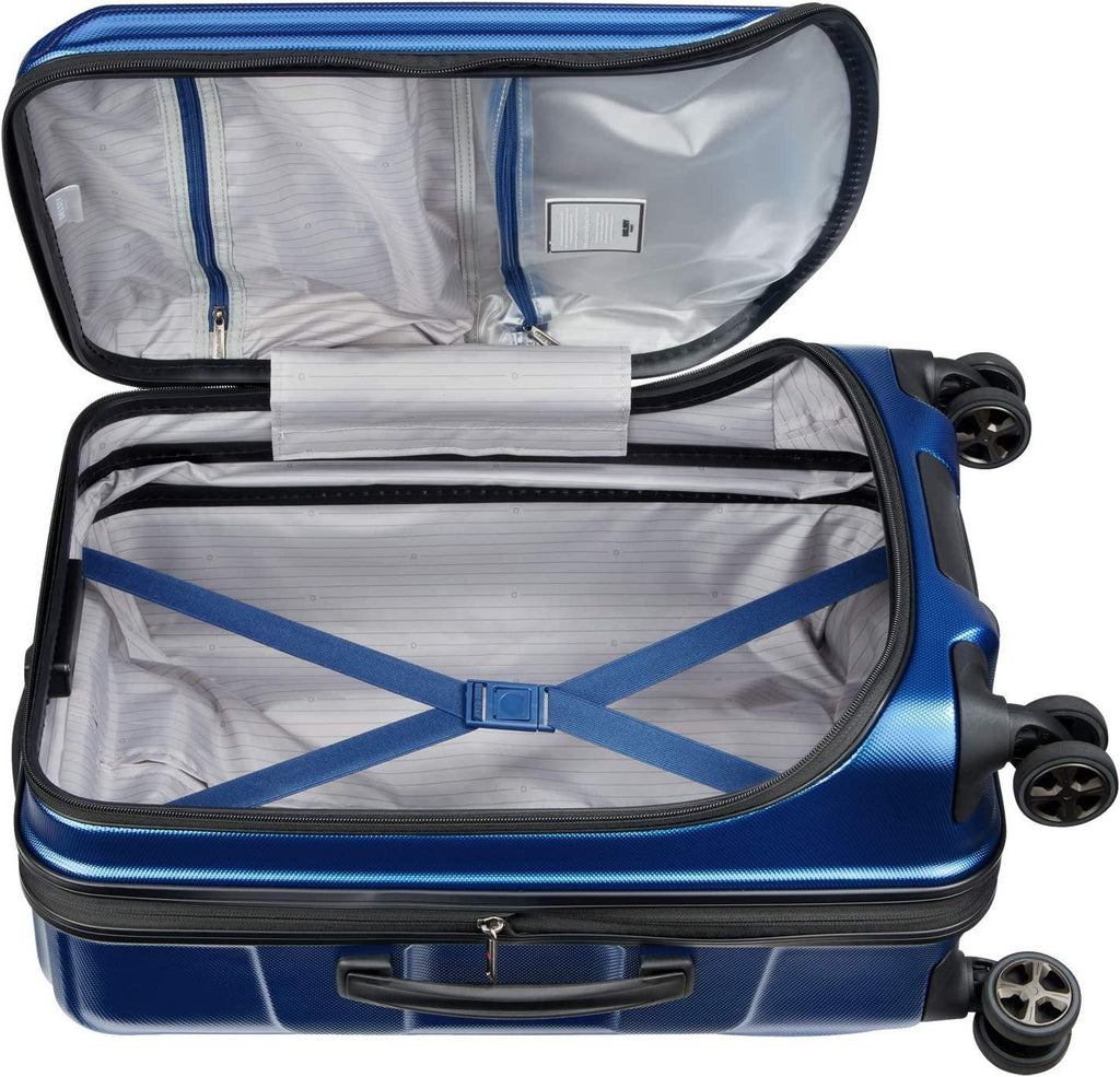 Cruise Lite Hardside 2.0 Expandable Luggage, Spinner Wheels, Blue, Carry-on 21 Inch