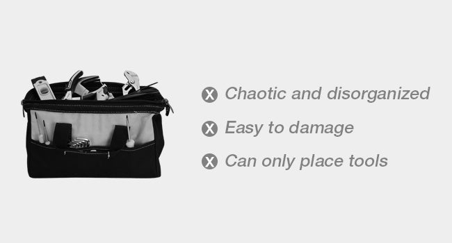 Portable Mini Metal Tool Box with 2 Drawers | Metal Tool Chest, Ball Bearing Slides, Top Storage, Latch Handle, PVC Drawer Liners, PP Feet Pads