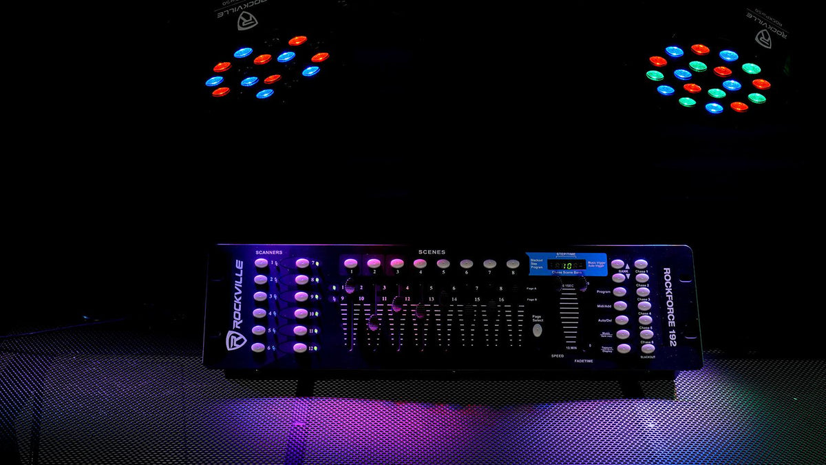 American DJ Fog Fury Jett Vertical Fog Machine+Wireless Remote+DMX Controller