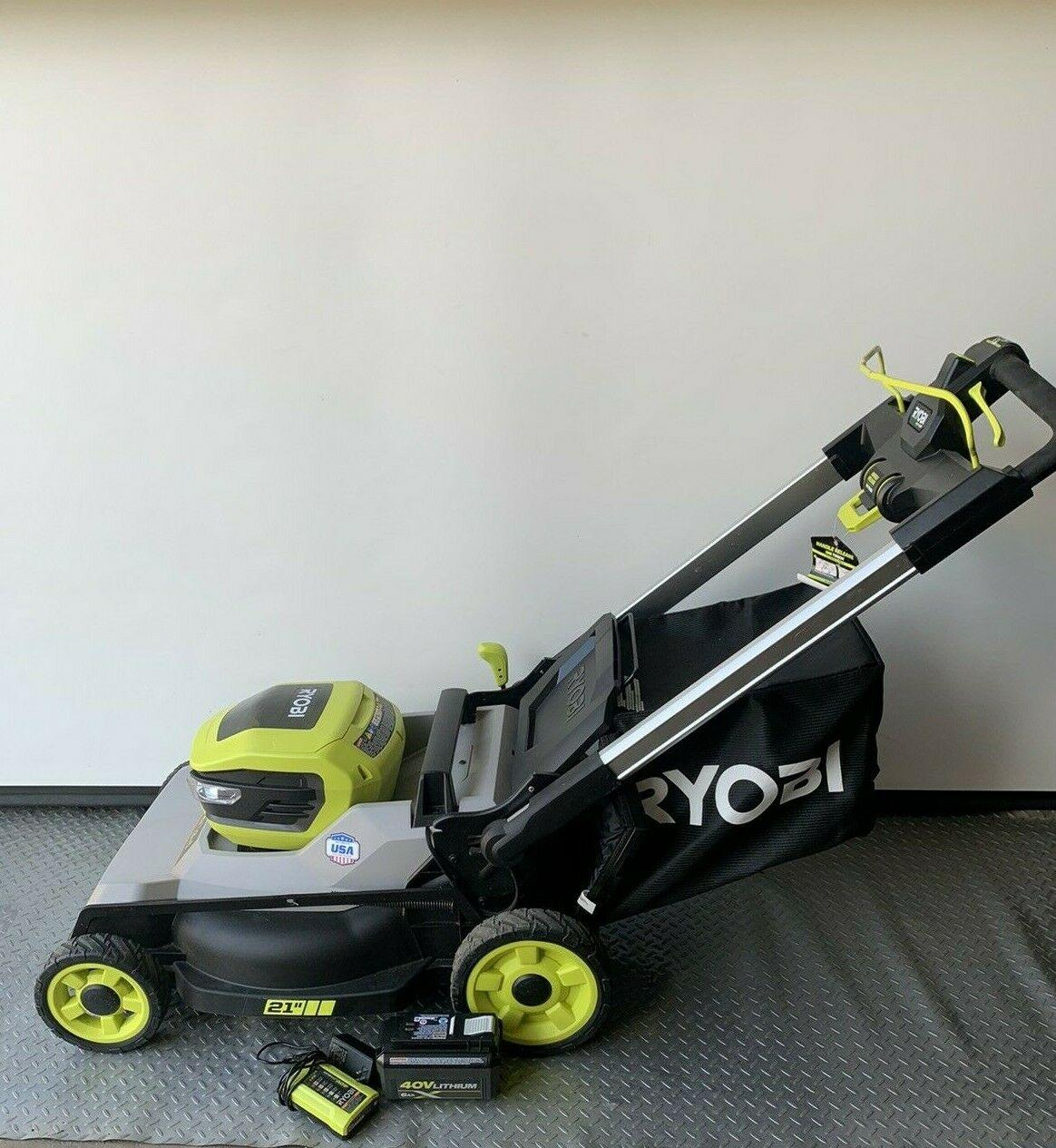 Self Propelled Lawn Mower 21 In. 40v Lithium-ion battery-RY401014US