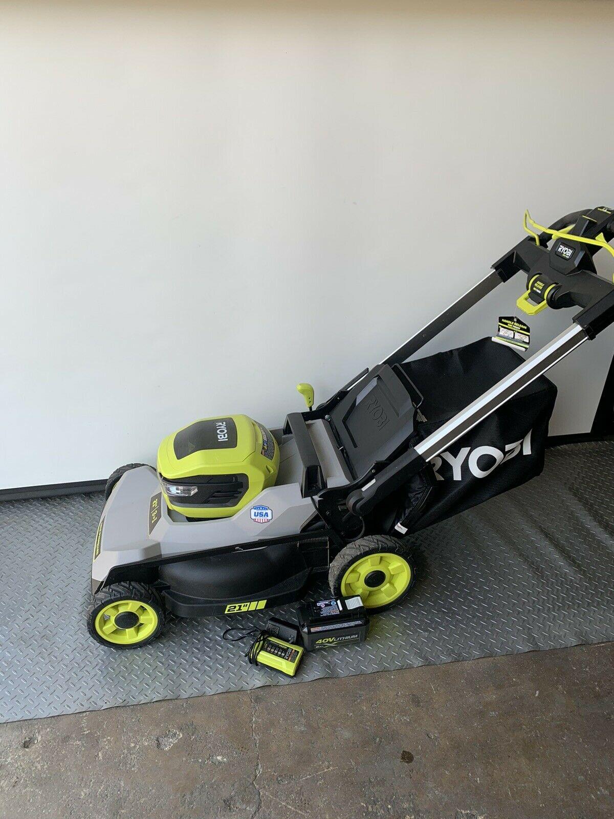 Self Propelled Lawn Mower 21 In. 40v Lithium-ion battery-RY401014US
