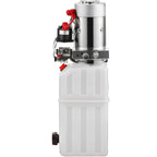 Double Acting Hydraulic Pump for Dump Trailers Kit - 12VDC - 6 Quart Reservoir