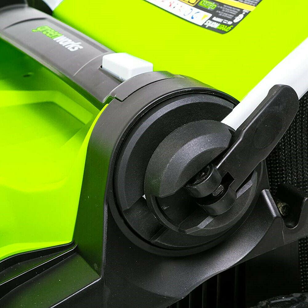 Greenworsk 40V 4Ah Cordless Lawn Mower 17'' Metal Deck Height Adjustable Height