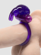 BASICS Vibrating Rabbit Cock Ring, Purple