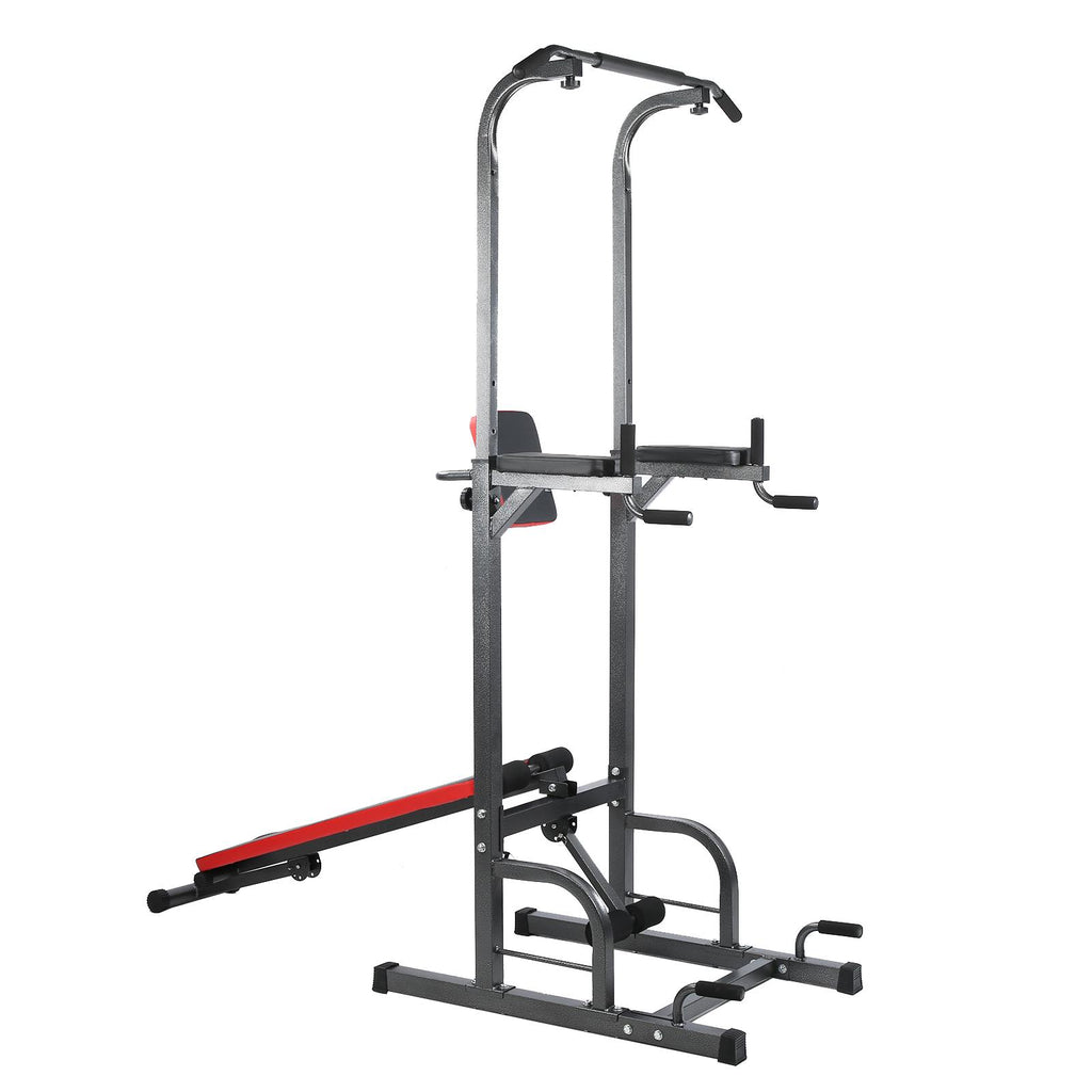 Haofy Fitness Trainer,Multifunction Pull閳ユ唹p Frame Bracket with Foldable Supine Position Plate Fitness Equipment,Pull閳ユ唹ps Bar