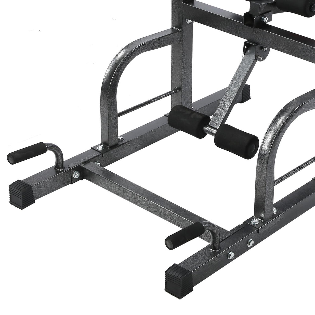 Wchiuoe Fitness Trainer,Multifunction Pull閳ユ唹p Frame Bracket with Foldable Supine Position Plate Fitness Equipment,Fitness Exerciser
