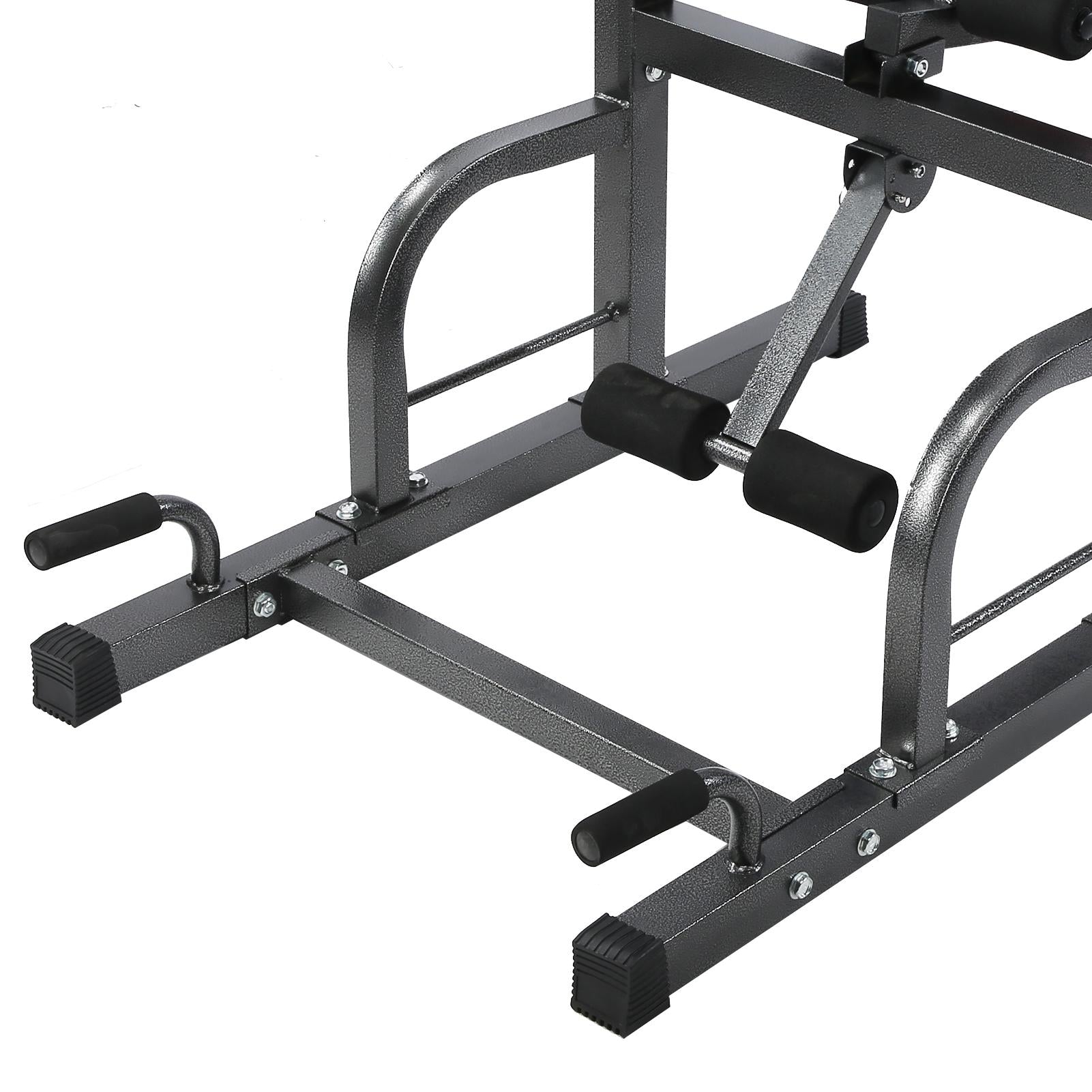 Wchiuoe Fitness Trainer,Multifunction Pull閳ユ唹p Frame Bracket with Foldable Supine Position Plate Fitness Equipment,Fitness Exerciser