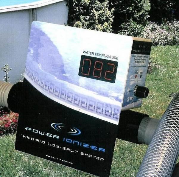 main access power ionizer hybrid swimming pool care sanitation system