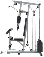 Everyday Essentials Home Gym System Workout Station with 330 Lbs. of Resistance, 125 Lbs. Weight Stack, Comes with Installation Instruction Video