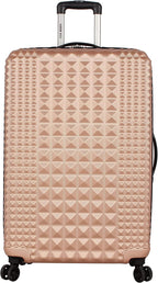 Luggage Set 3 Piece - Lightweight Hardside Suitcase set - Includes 20 Inch Carry on, 24In/28In Checked Bag with 8-Wheel Rolling Spinner (Rose Gold, One Size)
