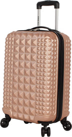Luggage Set 3 Piece - Lightweight Hardside Suitcase set - Includes 20 Inch Carry on, 24In/28In Checked Bag with 8-Wheel Rolling Spinner (Rose Gold, One Size)