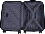 Luggage Set 3 Piece - Lightweight Hardside Suitcase set - Includes 20 Inch Carry on, 24In/28In Checked Bag with 8-Wheel Rolling Spinner (Rose Gold, One Size)