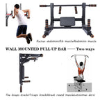Gooray Multifunctional Wall-Mounted Pull Rod/Chin Up Rod, Indoor Home Gym Exercise