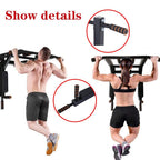WJHWSX Wall Mounted Pull up Bar Station 2 in 1 Multifunctional Chin Up Bar, for Full-Body Strength Workouts Home Indoor Gym, Power Tower Exercise Training Equipment Fitness Set Support to 440Lbs