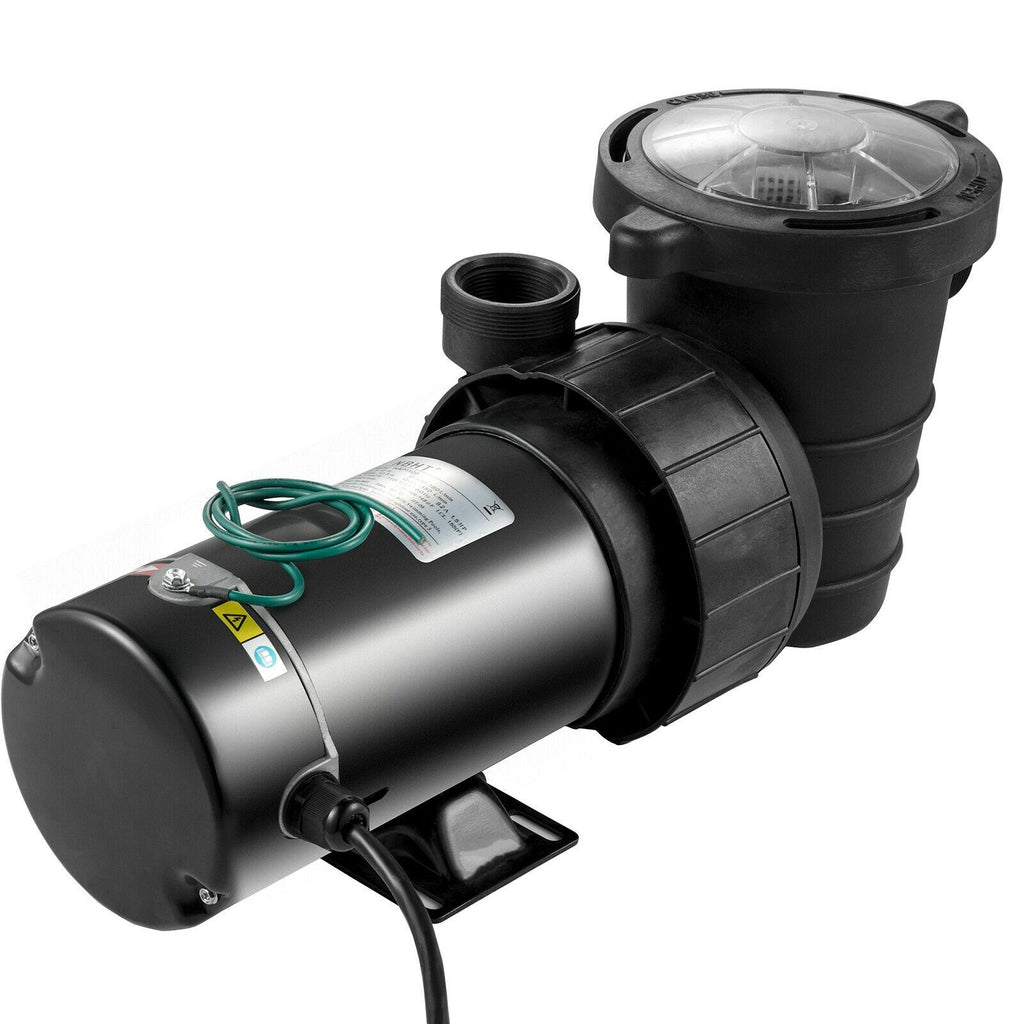vevor 1.5hp swimming pool pump hayward 4980gph 115v in/above ground strainer