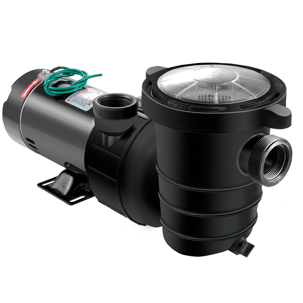 vevor 1.5hp swimming pool pump hayward 4980gph 115v in/above ground strainer