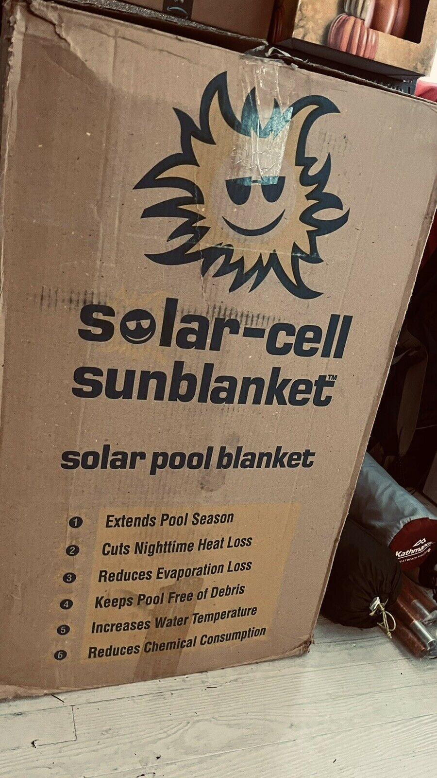 solar-cell pool sunblanket 18’ x 36’